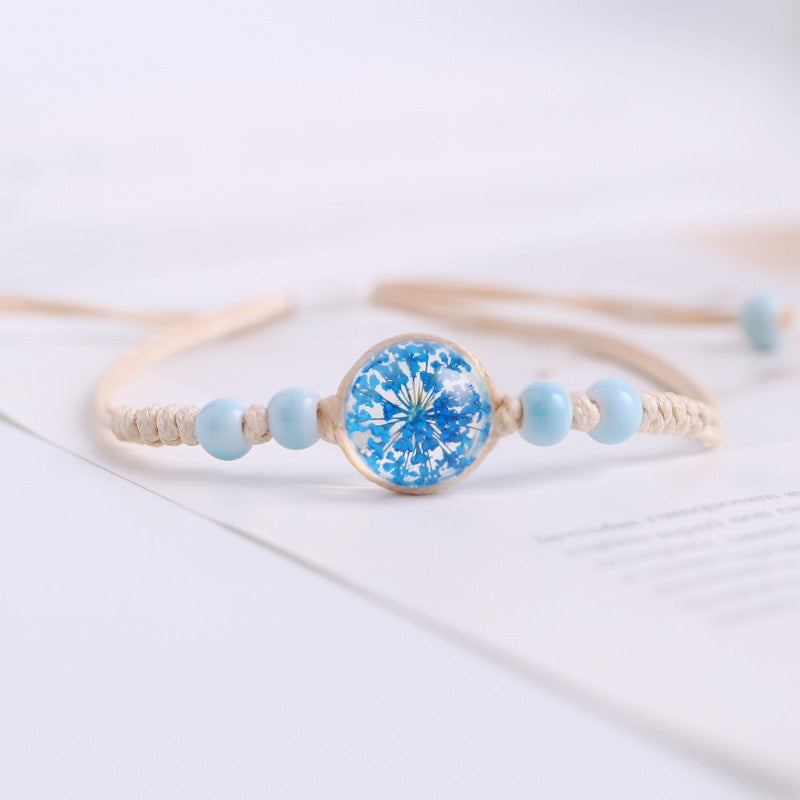 Women's Flower Time Stone Cherry Blossom Starry Bracelets