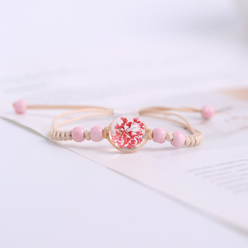 Women's Flower Time Stone Cherry Blossom Starry Bracelets