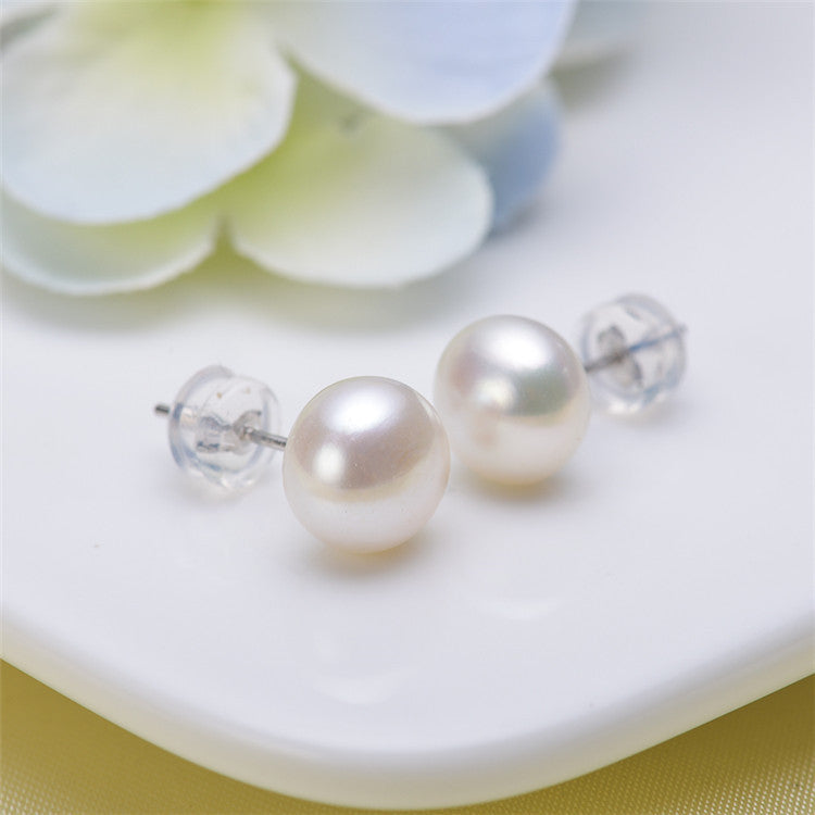 Sterling Sier Auricular Needle Grade Flawless Stud Earrings