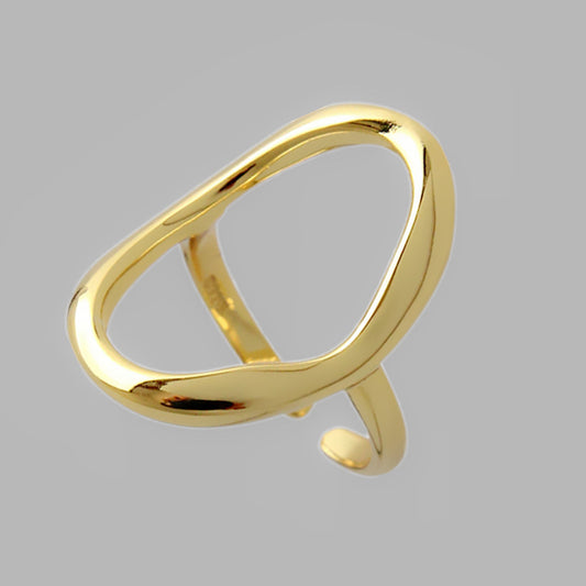 Irregular Female Minimalist Creative Temperament Geometric Fashion Open-end Rings