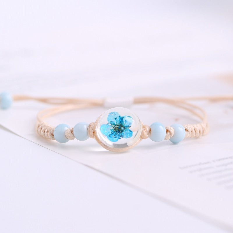 Women's Flower Time Stone Cherry Blossom Starry Bracelets