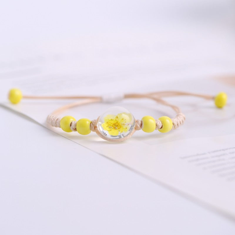 Women's Flower Time Stone Cherry Blossom Starry Bracelets