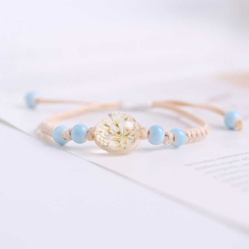 Women's Flower Time Stone Cherry Blossom Starry Bracelets