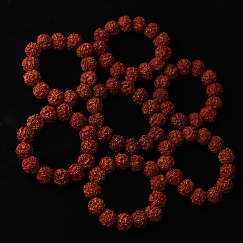 Women's & Men's Offer Nepal Machine Brushed Patina Big Beads Corpulent Real Rosary Bracelet