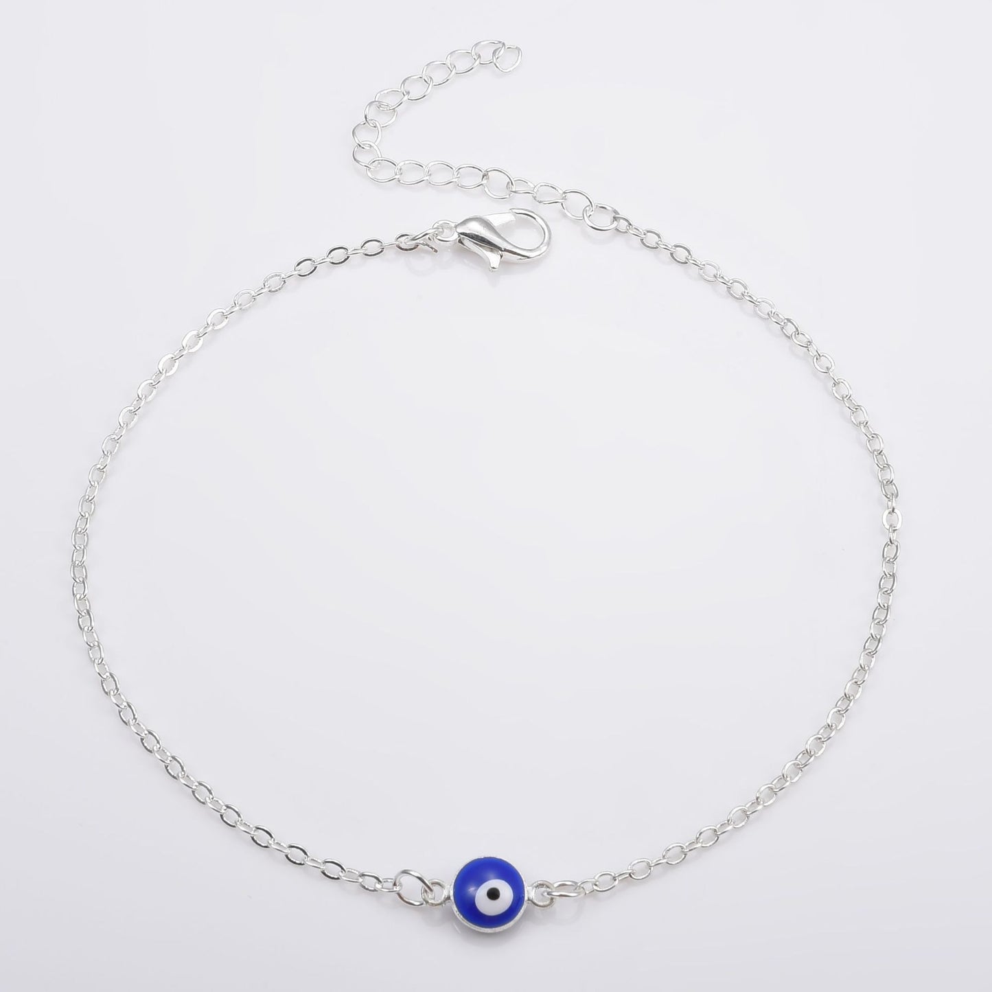 Turkish Eye Alloy Blue Dripping Simple Bracelets