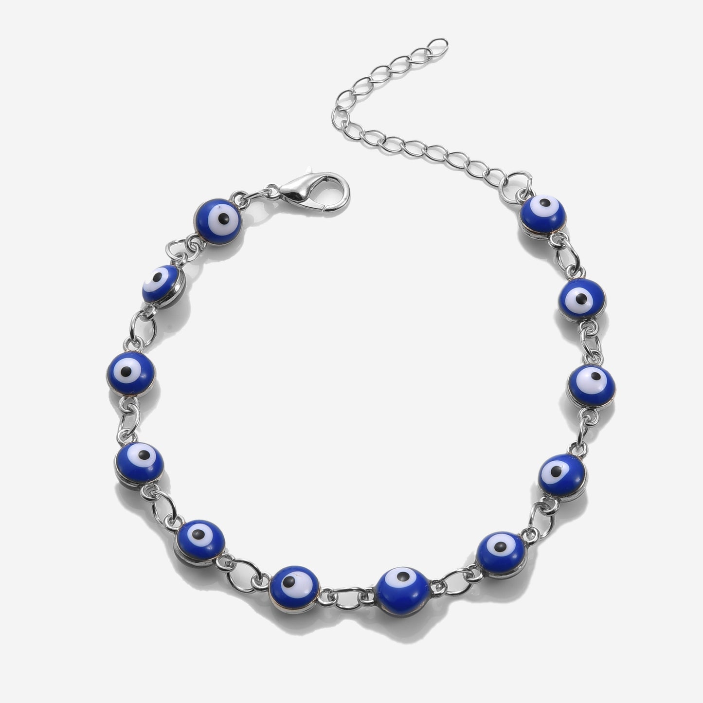Alloy Turkey Dripping Oil Blue Eye Bracelet