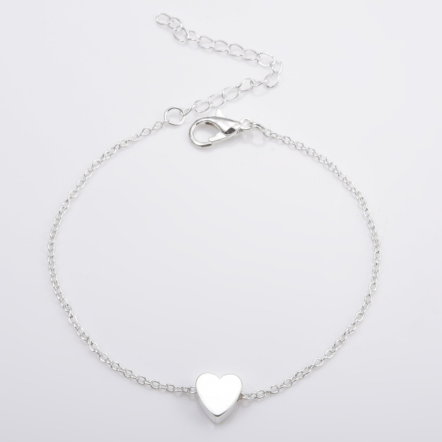 Fashion Simple Gold Heart Shaped Love Bracelet