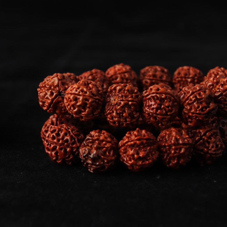 Women's & Men's Offer Nepal Machine Brushed Patina Big Beads Corpulent Real Rosary Bracelet