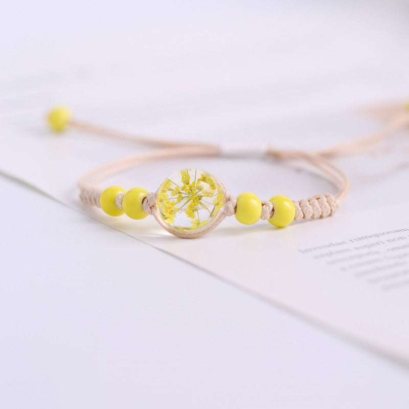 Women's Flower Time Stone Cherry Blossom Starry Bracelets