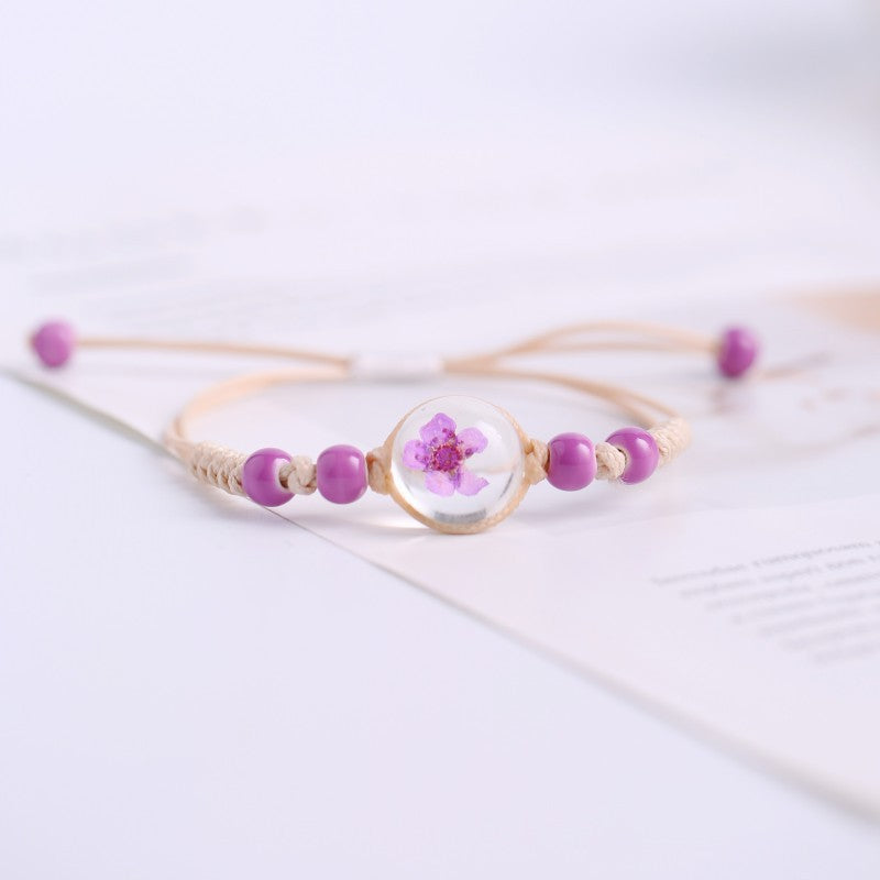 Women's Flower Time Stone Cherry Blossom Starry Bracelets