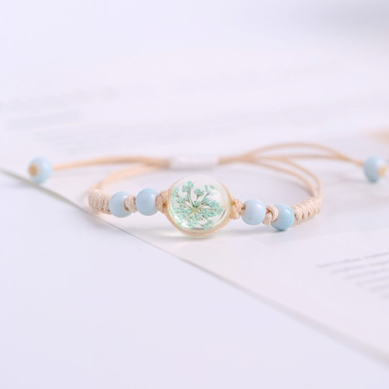 Women's Flower Time Stone Cherry Blossom Starry Bracelets