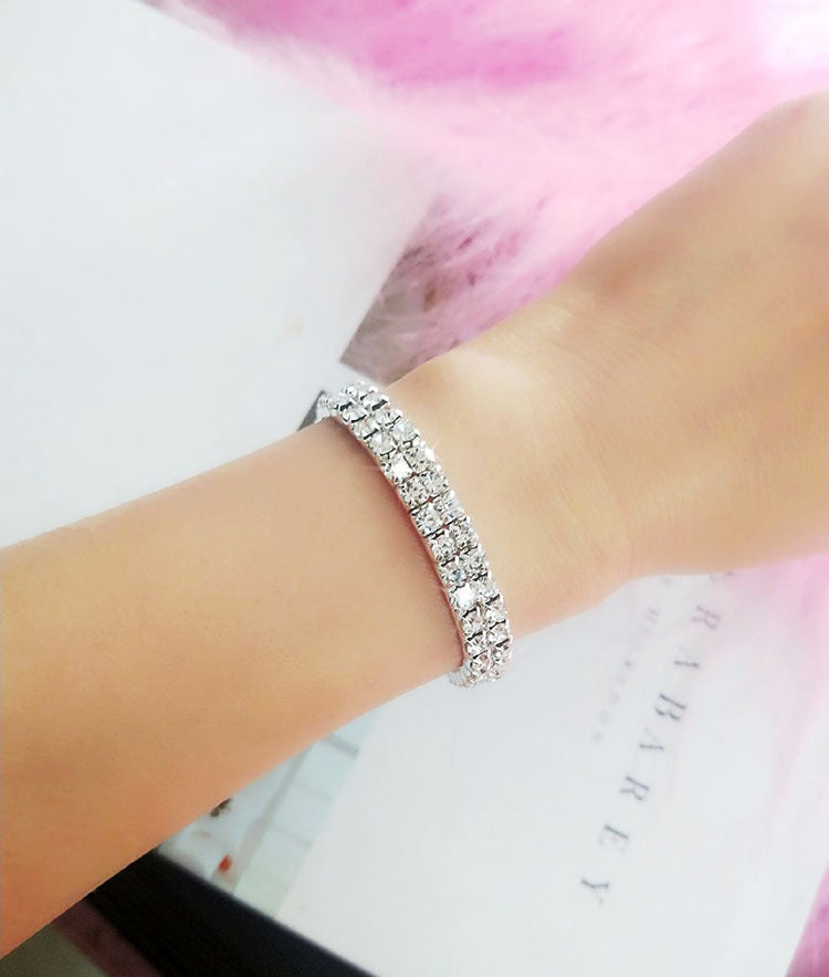 Women's Full Diamond Graceful Cold Style Fashion Korean Bracelets