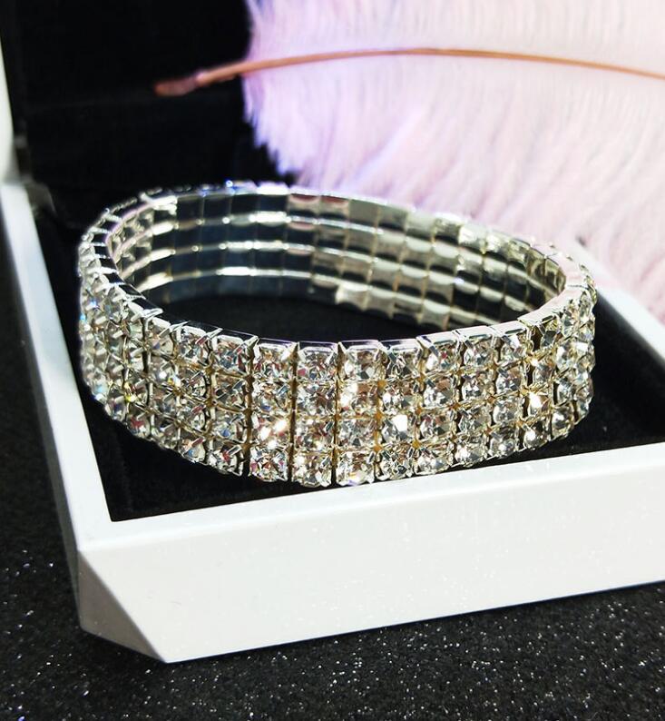 Women's Full Diamond Graceful Cold Style Fashion Korean Bracelets