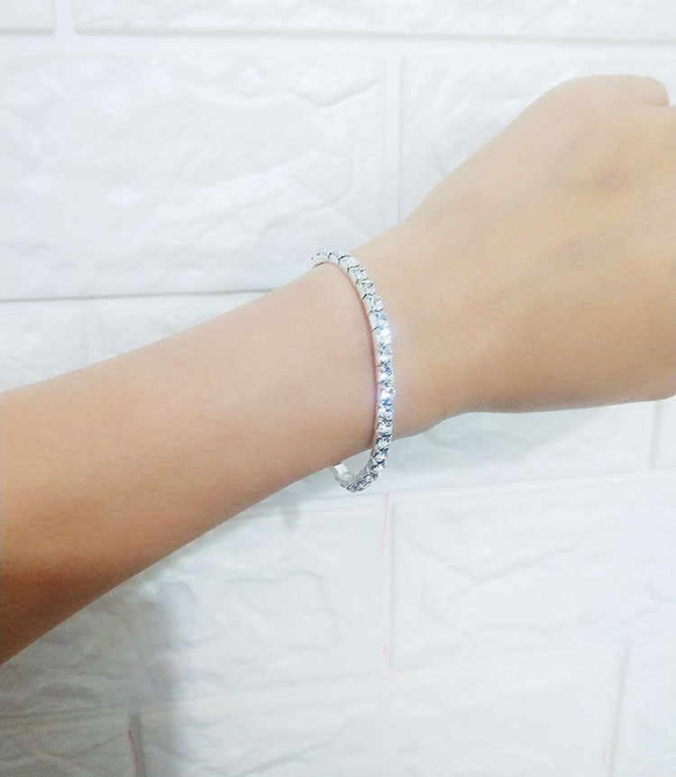 Women's Full Diamond Graceful Cold Style Fashion Korean Bracelets