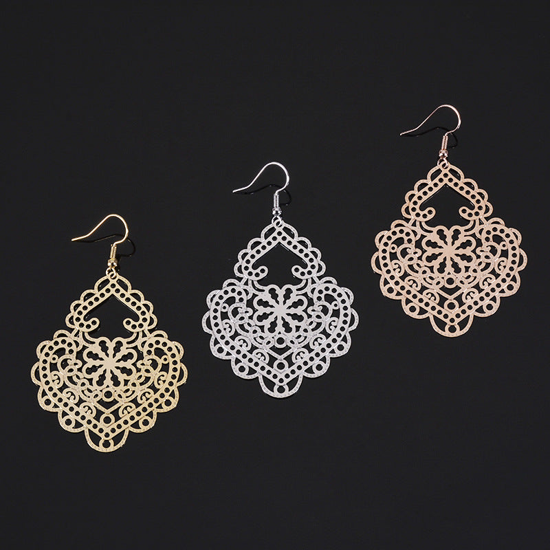 Women's Ear Fashion Temperament Love Lock Heart-shaped Earrings