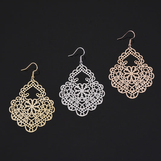 Women's Ear Fashion Temperament Love Lock Heart-shaped Earrings