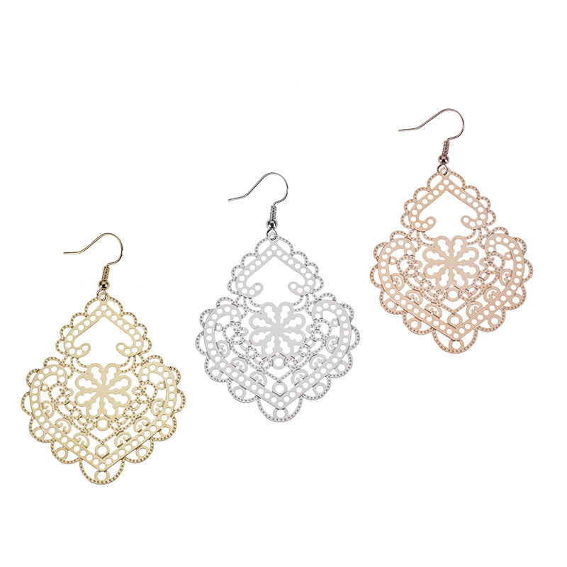 Women's Ear Fashion Temperament Love Lock Heart-shaped Earrings