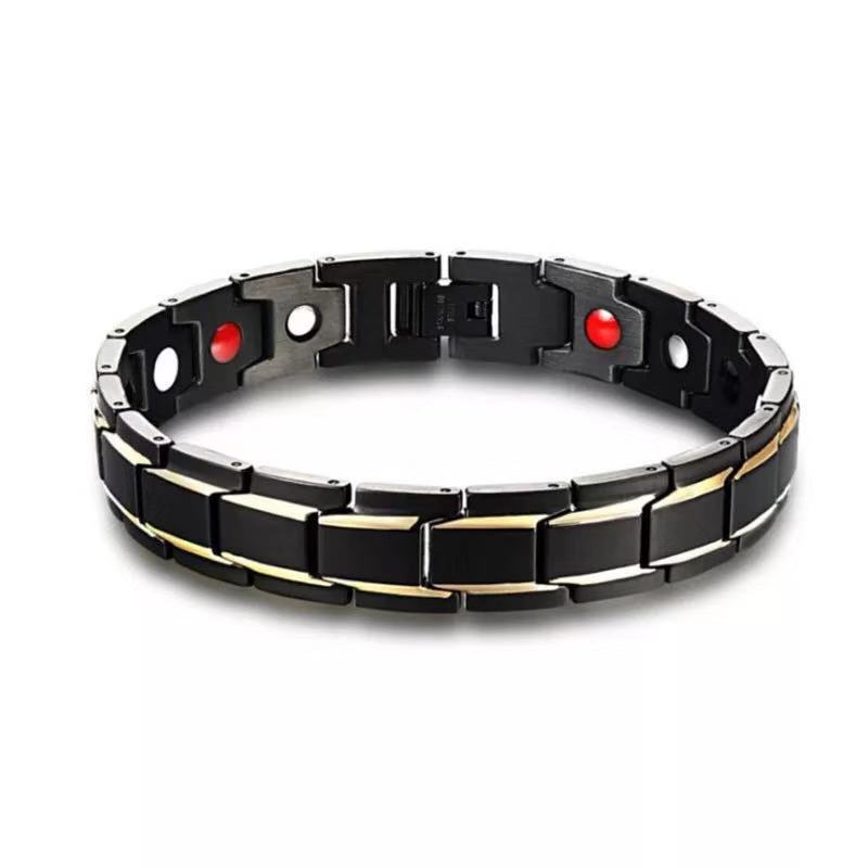 Men's Fashion Titanium Steel Couple Magnet Detachable Bracelets