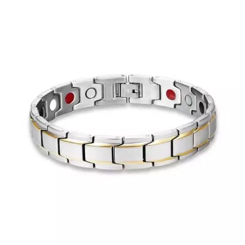 Men's Fashion Titanium Steel Couple Magnet Detachable Bracelets