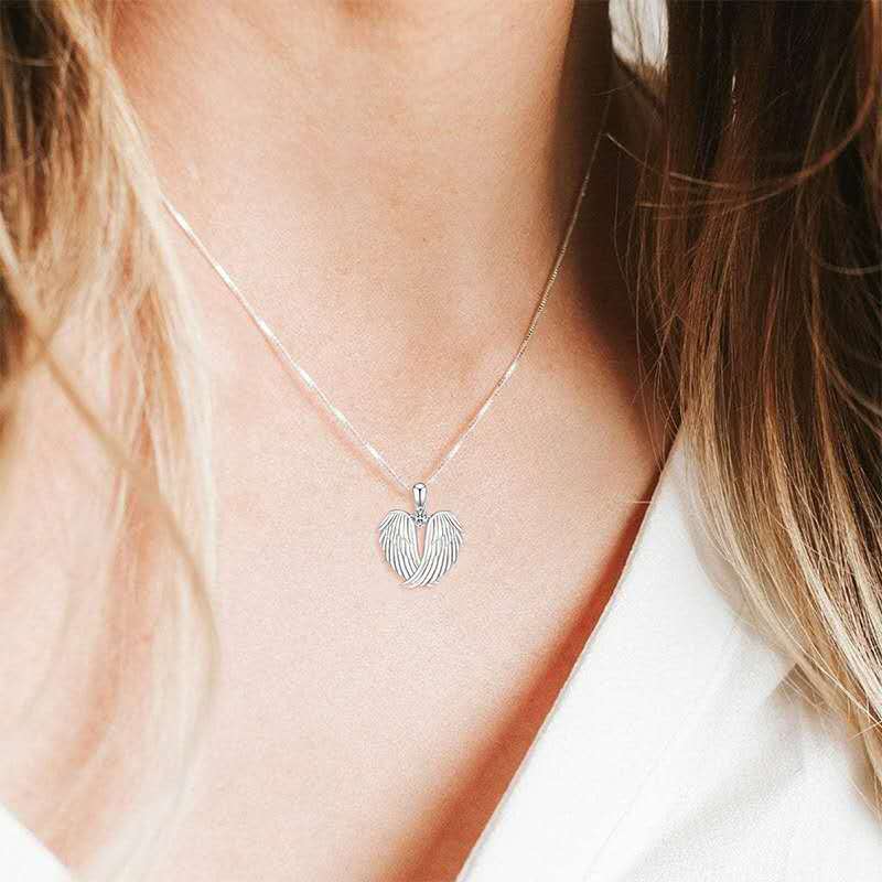 Cool Angel Wings Feather Creative Popular Necklace