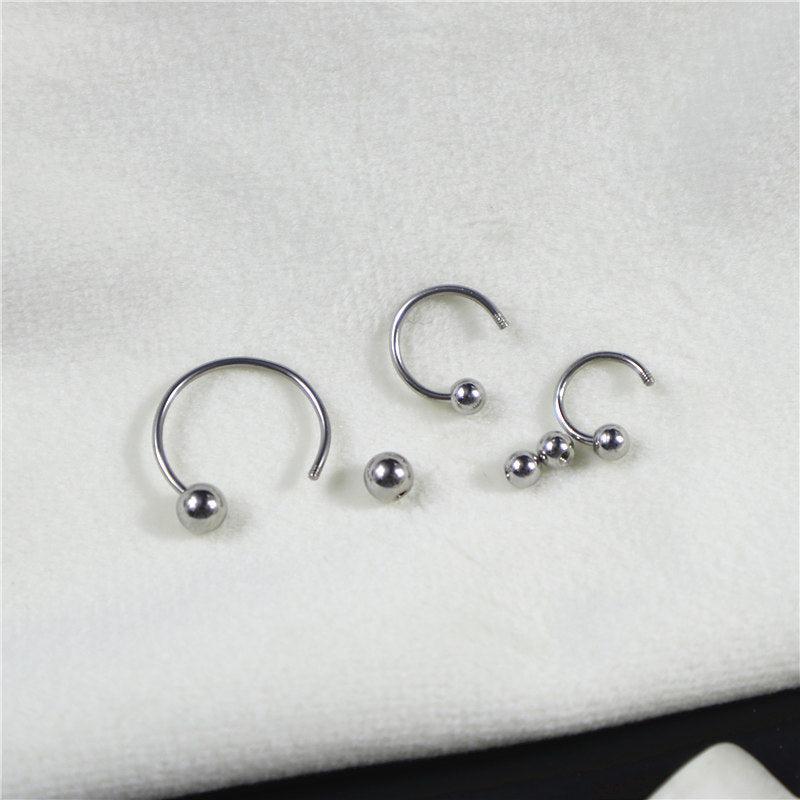 U-shaped Shaped Ear Bone Stainless Steel Earrings