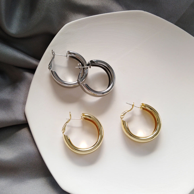 Women's Trendy Simplicity Style Exaggerated Personalized Large Earrings