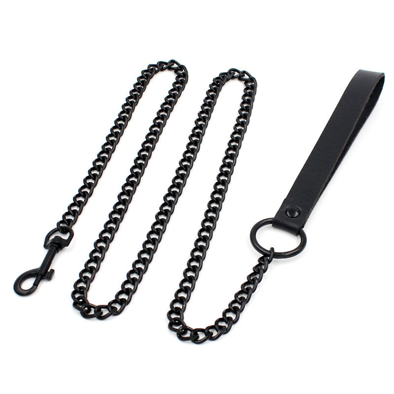 Holding Rope Dog Chain Leash Pet Necklaces