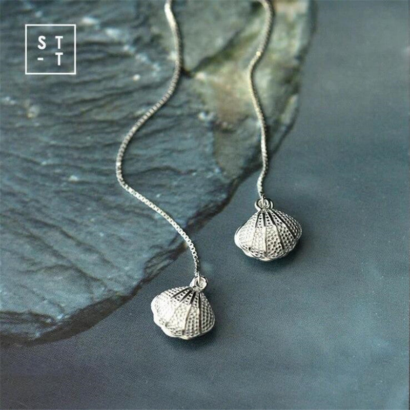 Women's Style Fashionable Elegant Freshwater Pearl Shell Personalized Eardrops Ear Line