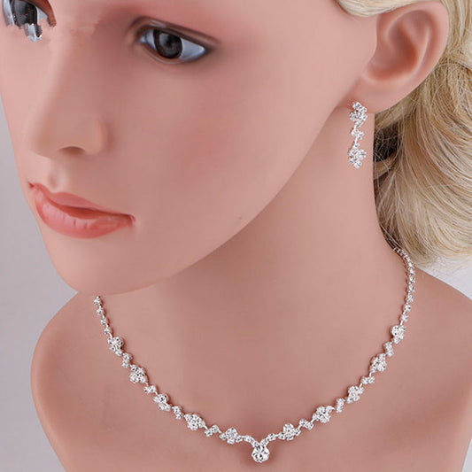 Popular Electroplated Bridal Wedding Dress Gift Necklaces