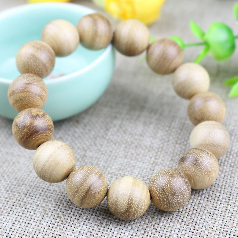 Women's & Men's Indonesia Milk Fragrance Wooden Rosary Couple Bracelet