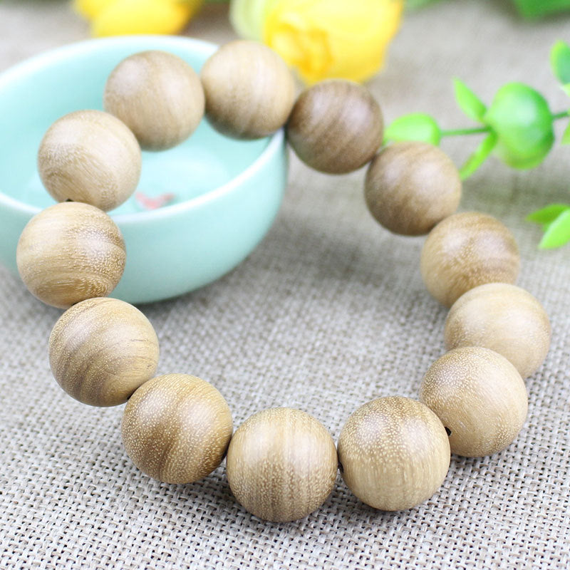 Women's & Men's Indonesia Milk Fragrance Wooden Rosary Couple Bracelet