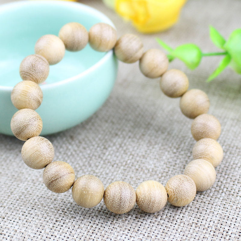 Women's & Men's Indonesia Milk Fragrance Wooden Rosary Couple Bracelet