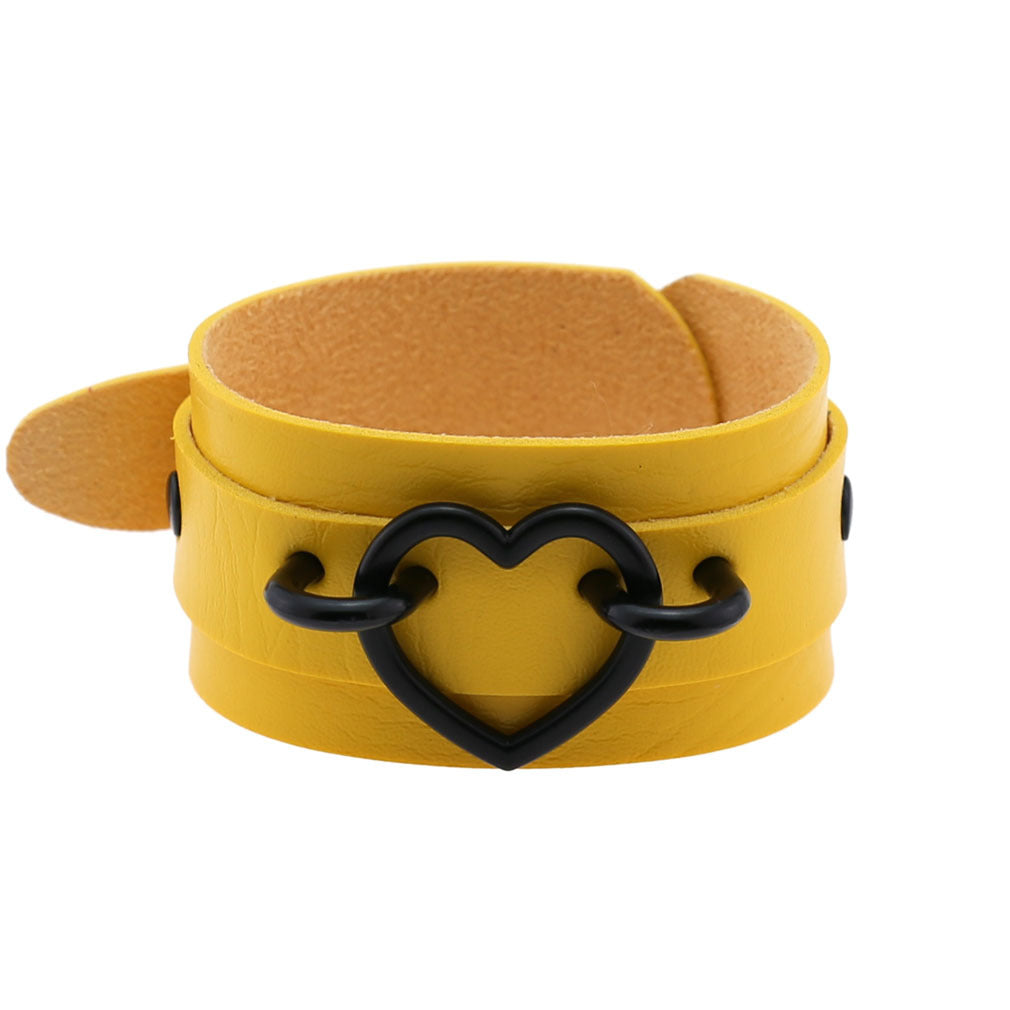 Hip Hop Street Shot Love Heart Wrist Bracelet