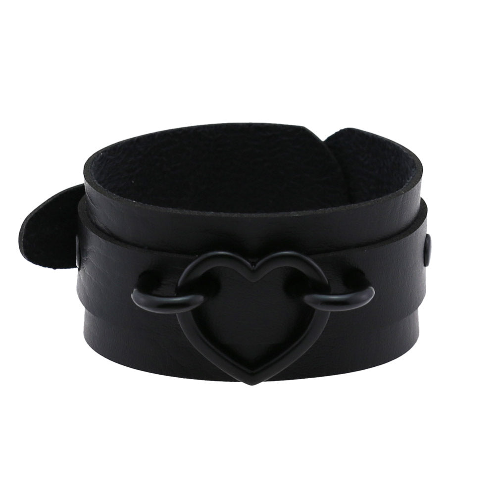 Hip Hop Street Shot Love Heart Wrist Bracelet