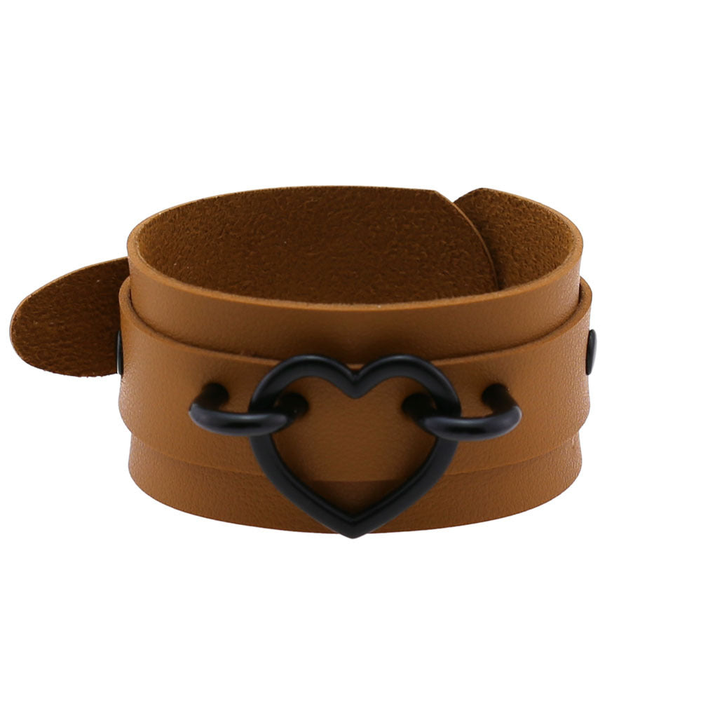 Hip Hop Street Shot Love Heart Wrist Bracelet