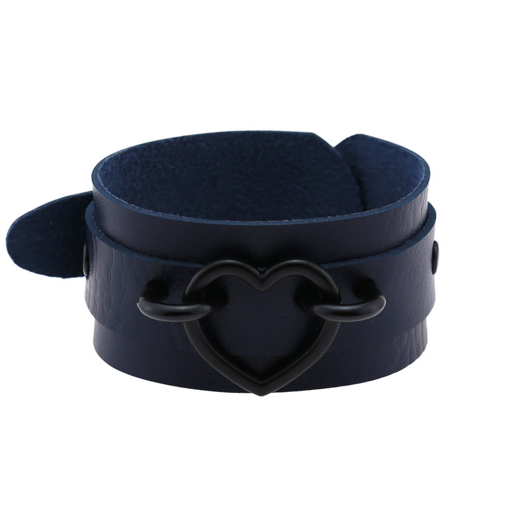 Hip Hop Street Shot Love Heart Wrist Bracelet