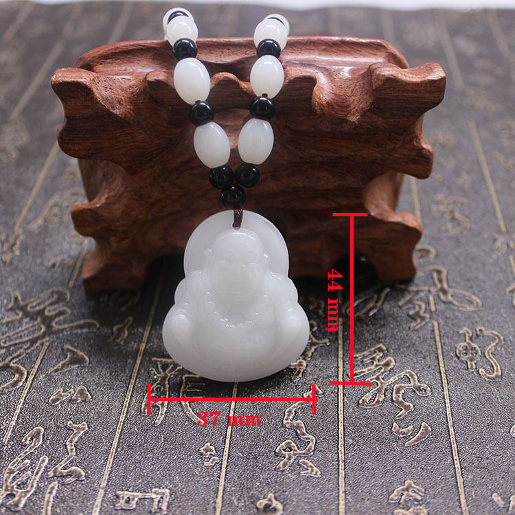 White Jade Goddess Buddha Stall Gift Pendants