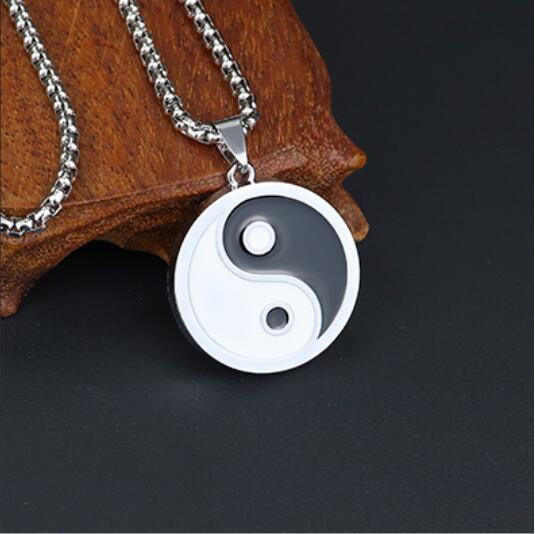 Men's Stainless Steel Appetizer Retro Classical Chinese Necklace