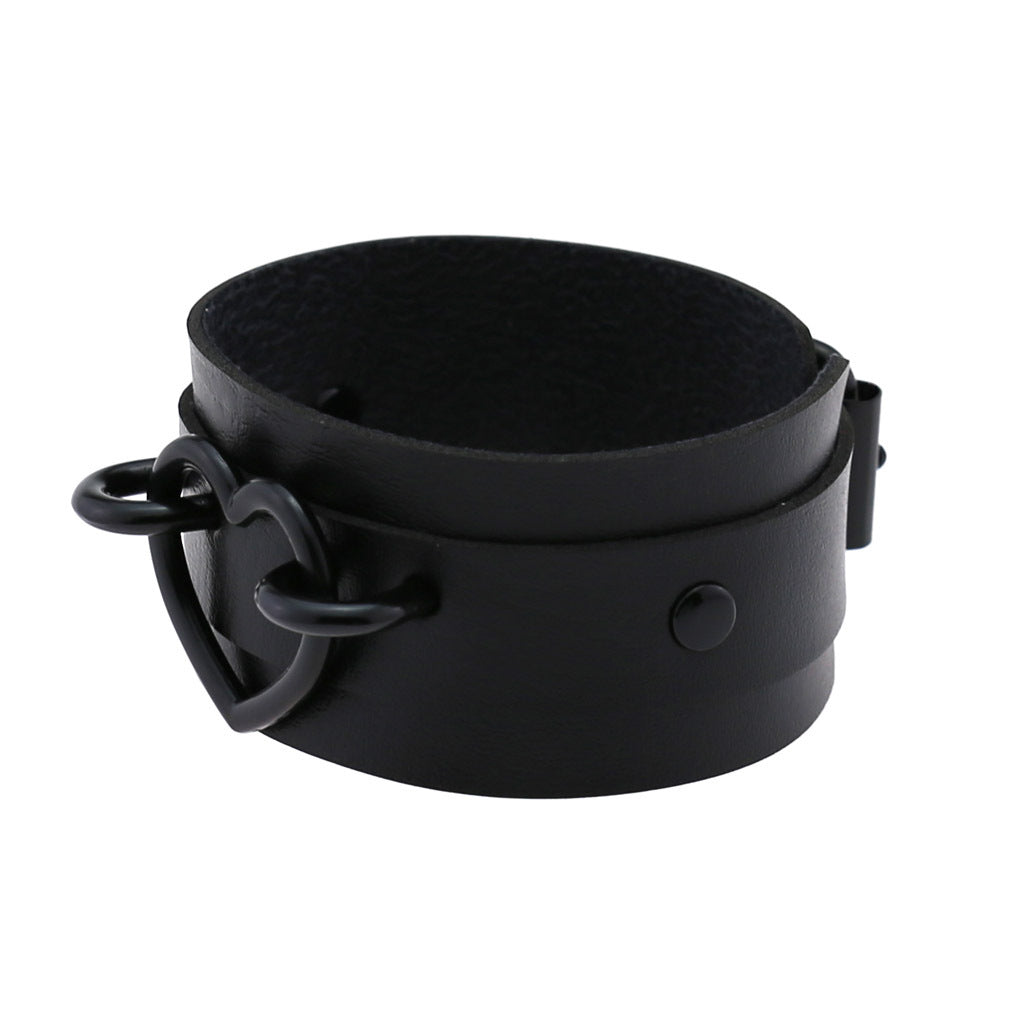 Hip Hop Street Shot Love Heart Wrist Bracelet