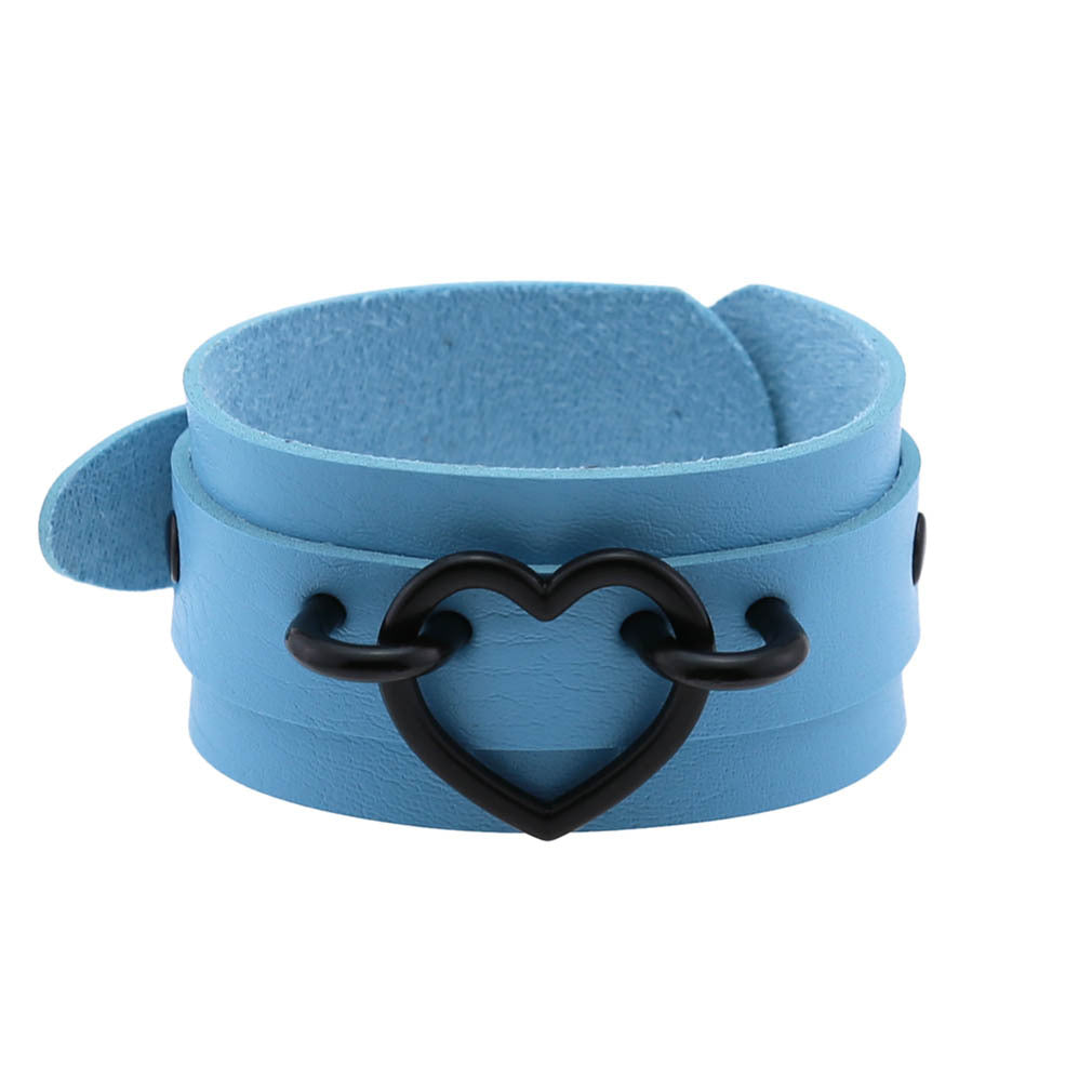 Hip Hop Street Shot Love Heart Wrist Bracelet