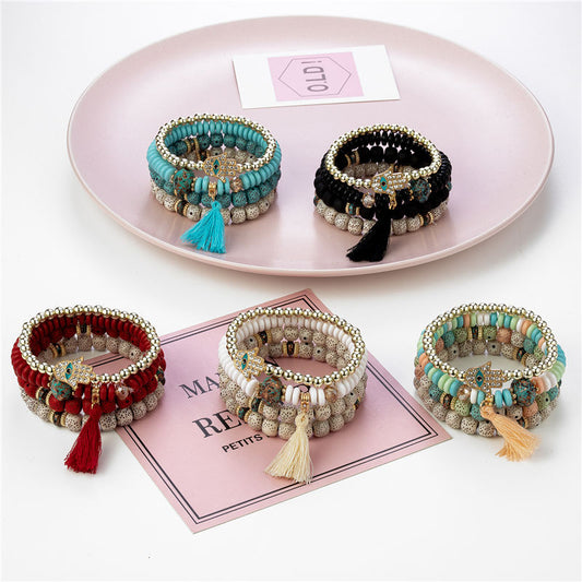 Ornament Bohemian Ethnic Fashion Buddha Hand Bracelets