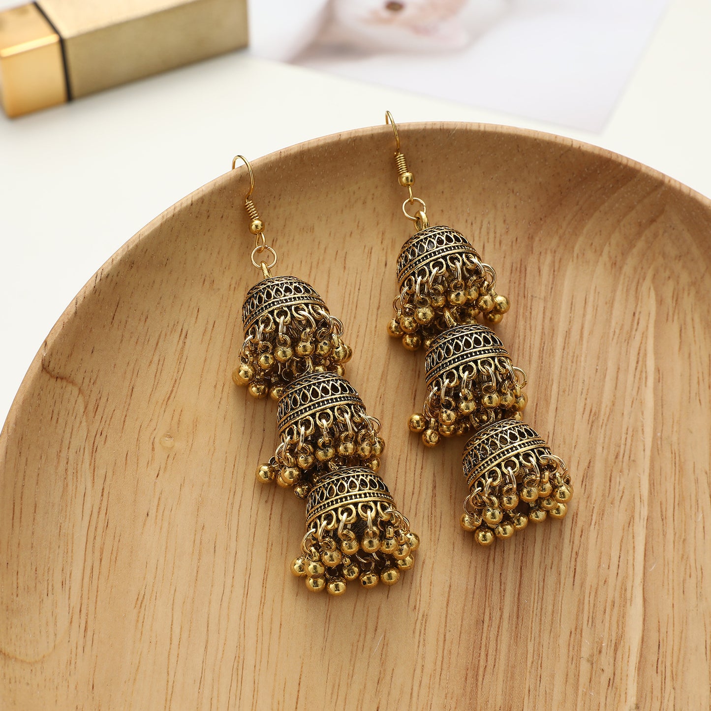 Retro Bell Tassel Long Indonesian Ethnic Style Earrings