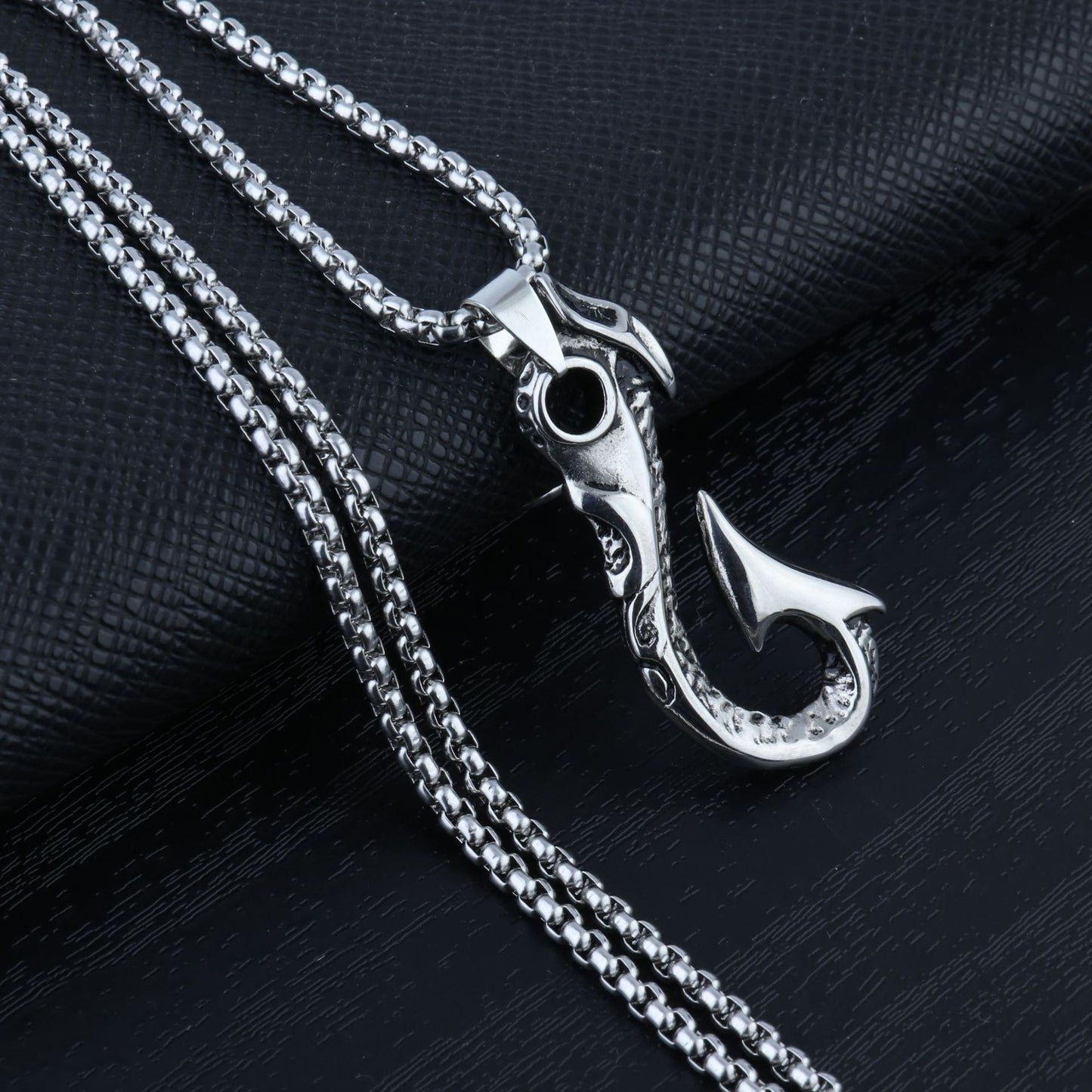 Men's Stainless Steel Hip Hop Cool Cross Trendy Clavicle Necklaces
