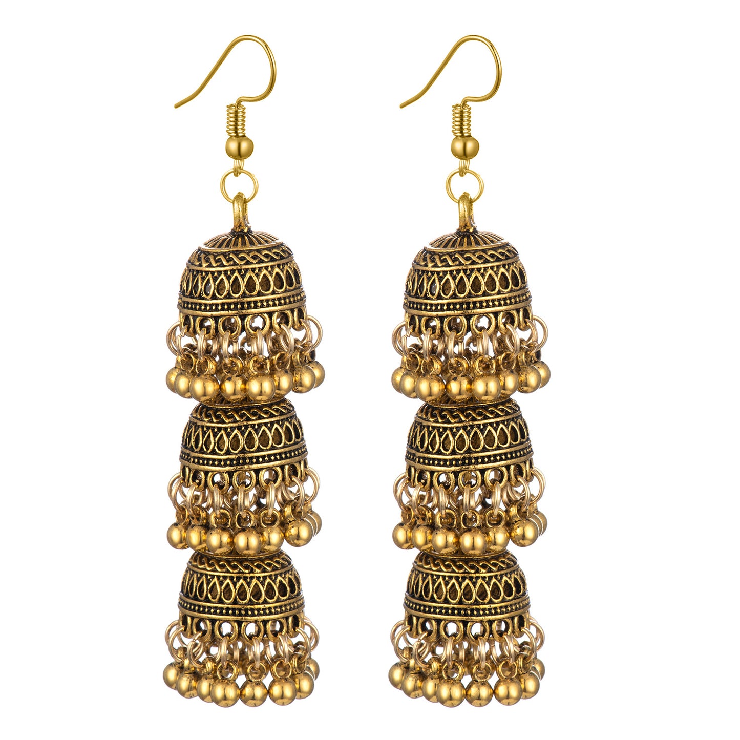 Retro Bell Tassel Long Indonesian Ethnic Style Earrings