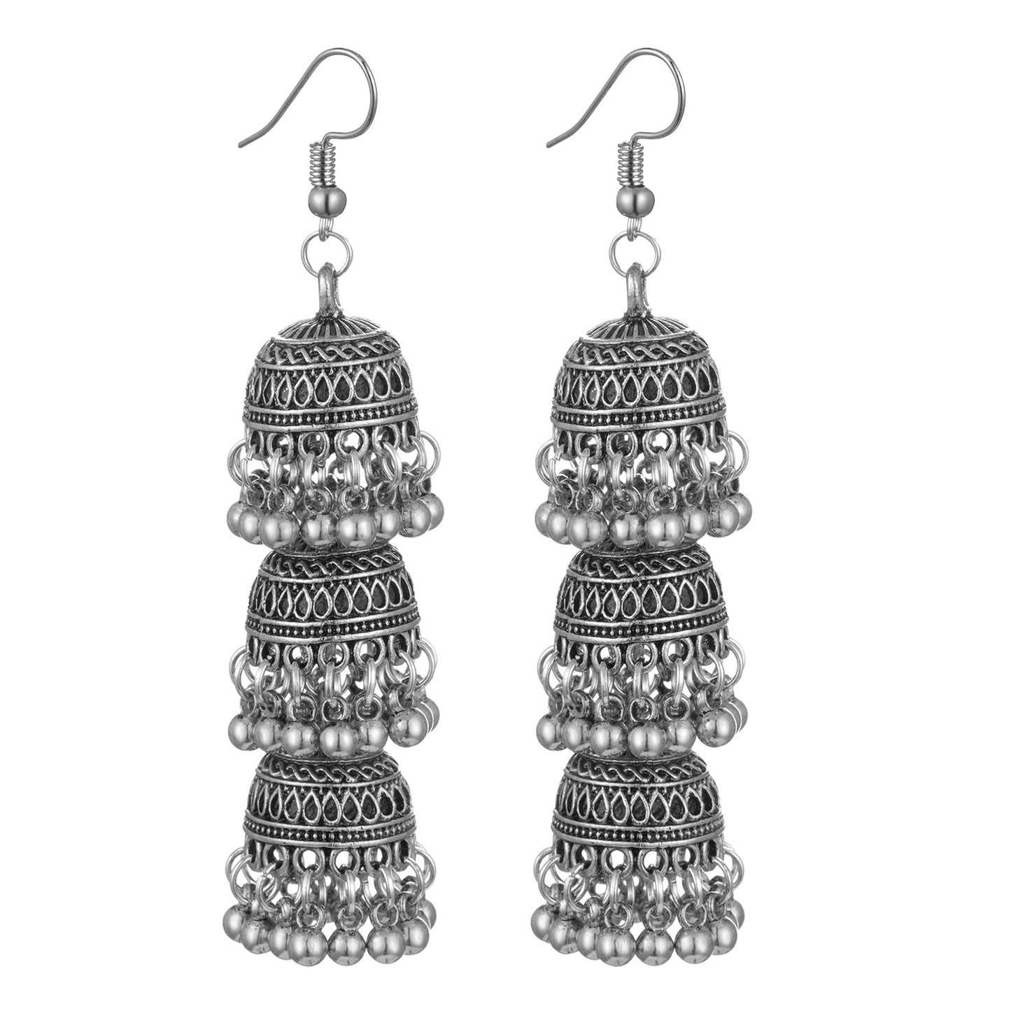 Retro Bell Tassel Long Indonesian Ethnic Style Earrings