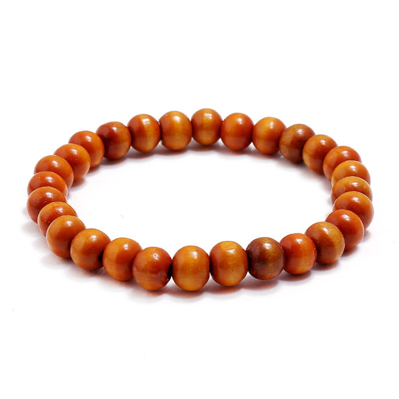 Single Circle Wooden Bead Promotional Novelties Bracelets