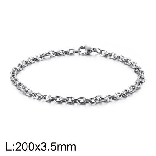 Hollow Fashion O-shaped Personality Stainless Steel Bracelets