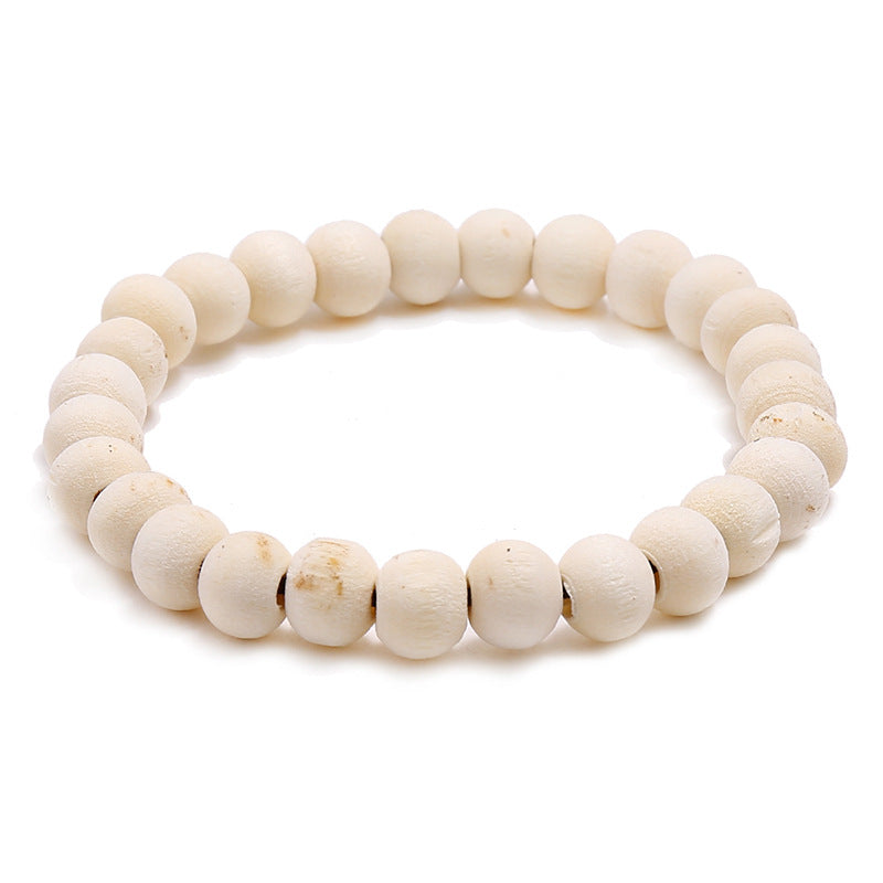 Single Circle Wooden Bead Promotional Novelties Bracelets