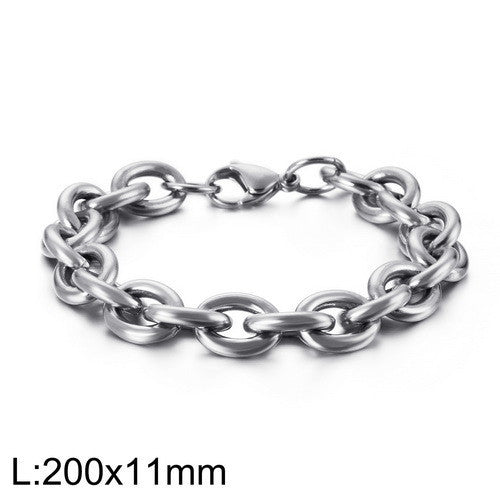 Hollow Fashion O-shaped Personality Stainless Steel Bracelets