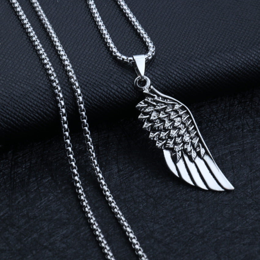 Men's Stainless Steel Hip Hop Cool Cross Trendy Clavicle Necklaces
